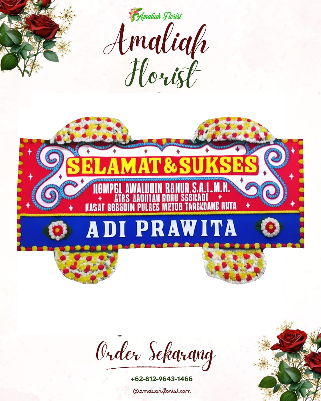 Papan Bunga Ucapan Selamat Cikande